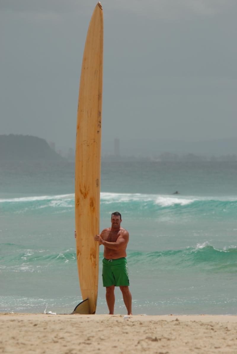 Hollow wood Surfboards Tom Wegener Master Shaper