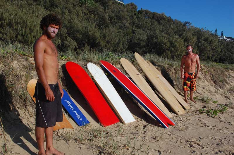 Isaac and Edwardo testing the various boards