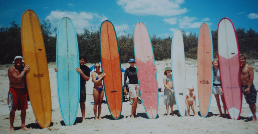 Cover shot from 2000 and Tom Wegener Surfboards Team 2001